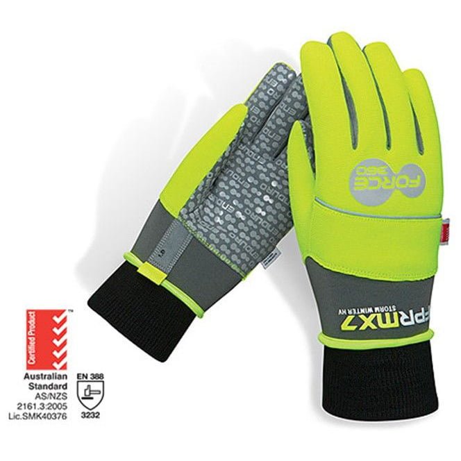 FORCE360 MX7 STORM HI-VIS MECHANICS GLOVE