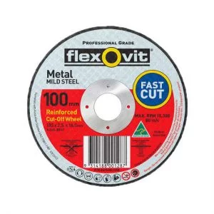 100x2.5x16.0MM FH38 METAL CUT-OFF WHEEL