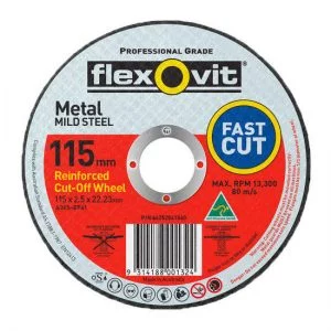 115x2.5x22.2MM FH38 METAL CUT-OFF WHEEL