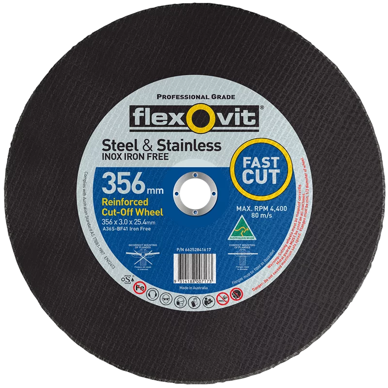 356x3.0x25.4MM A36SB LSPEED CUT OFF WHEEL