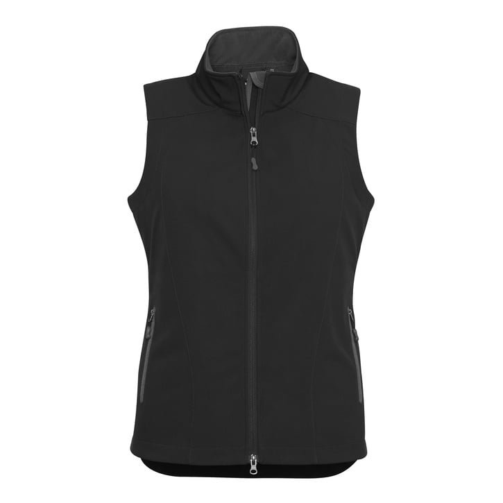 GENEVA LADIES VEST BLACK/GRAPHITE Rapid Supply